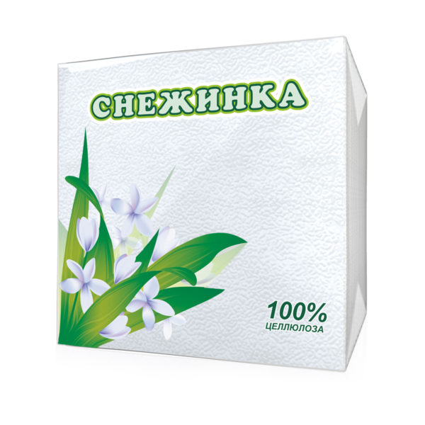 Салфетки <br><span class="marka">"Снежинка"</span><br><span class="color"> белые</span>