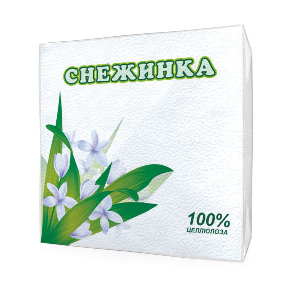 Салфетки <br><span class="marka">"Снежинка"</span><br><span class="color">белые</span>